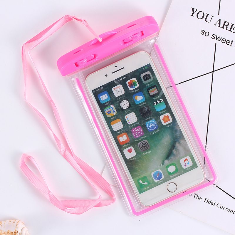 Beach Phone Bag Luminous Waterproof Pouch Swimming Gadget