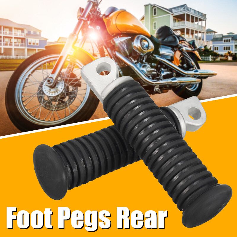 Pair Rear Foot Pegs Pedals Footrest For Harley-Davidson XL 883 1200 Sporster