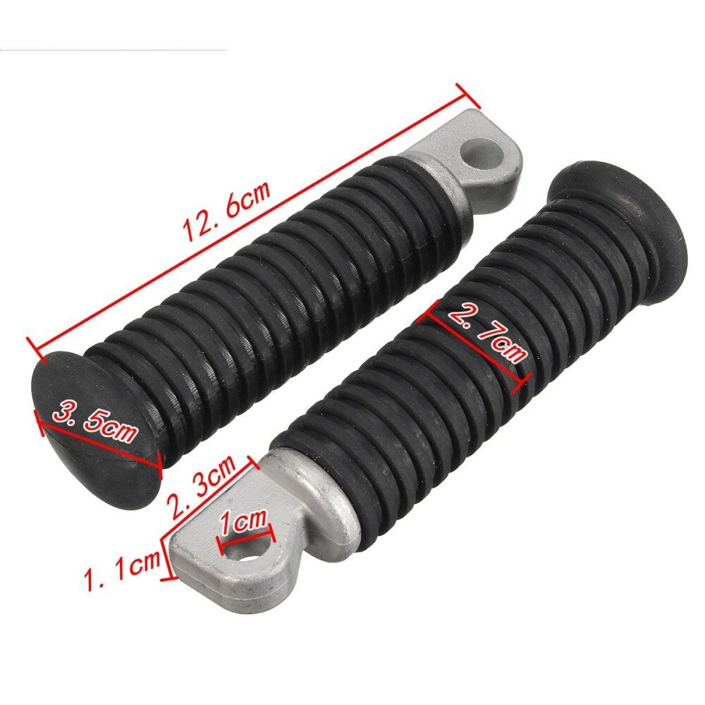 Pair Rear Foot Pegs Pedals Footrest For Harley-Davidson XL 883 1200 Sporster