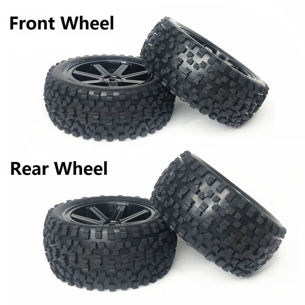 4Pcs Large Tires Widening Tires Wheel for WLtoys 144001 144010 124019 124018 124017 12428 1/12 1/14 RC Car Upgrade Parts