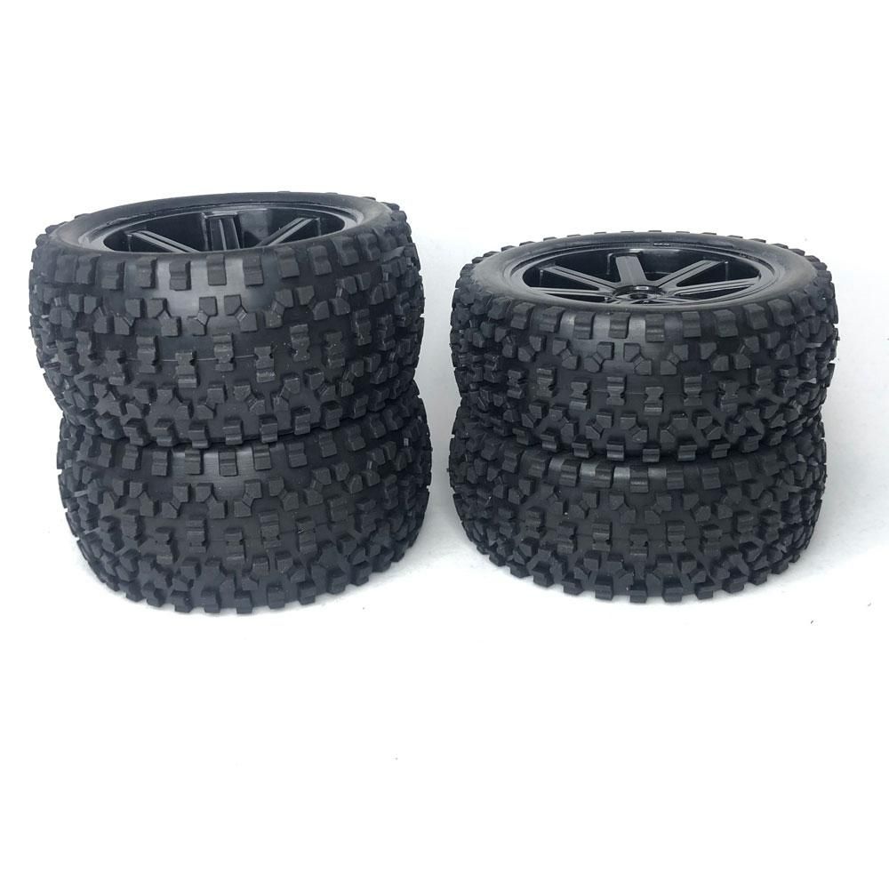 4Pcs Large Tires Widening Tires Wheel for WLtoys 144001 144010 124019 124018 124017 12428 1/12 1/14 RC Car Upgrade Parts
