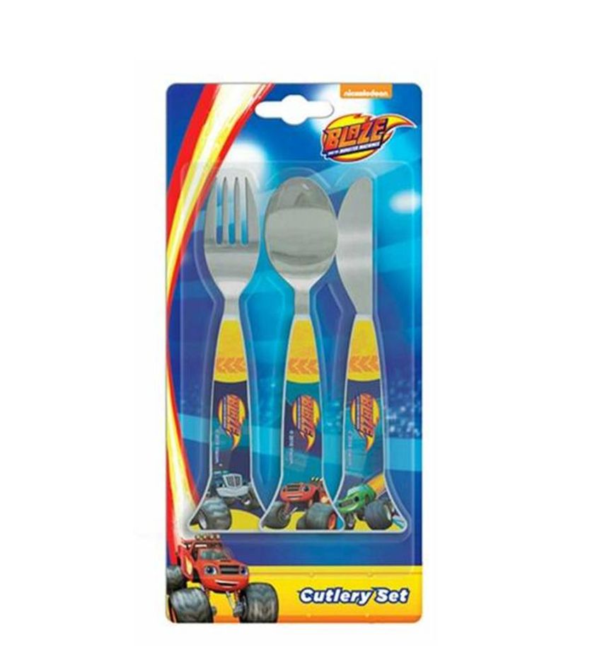 Blaze And The Monster Machines 3 Piece Cutlery Set Children