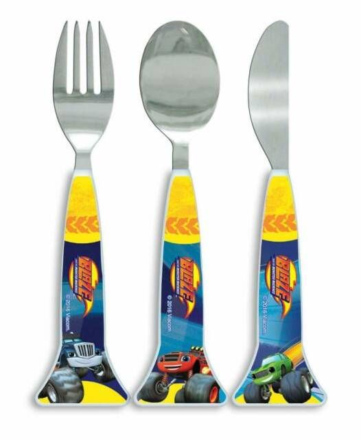 Blaze And The Monster Machines 3 Piece Cutlery Set Children