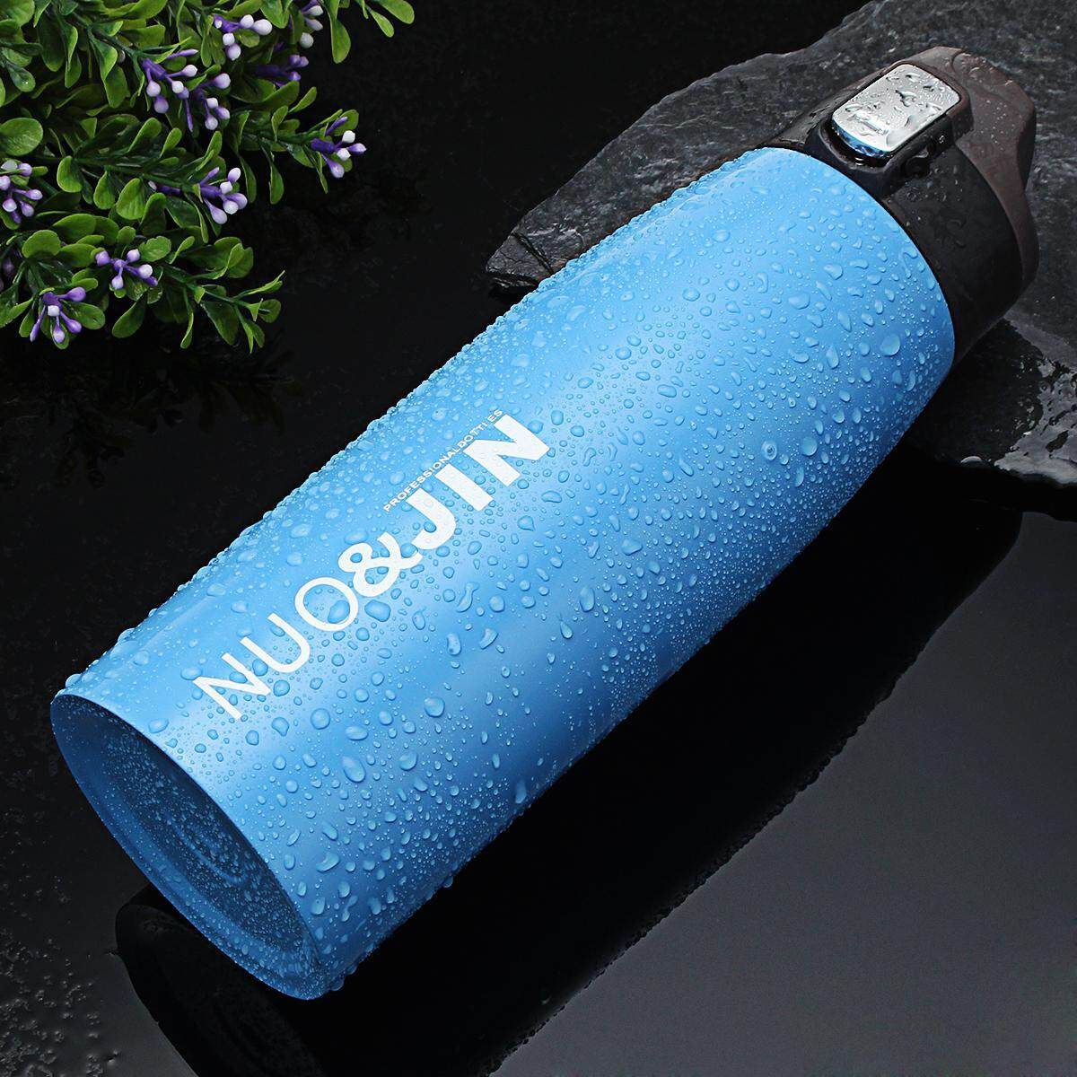 750ml/25oz Sports Stainless Steel Vacuum Drink Bottle Hot Ice Insulation Flask Blue