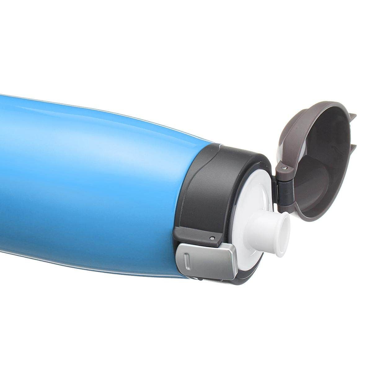 750ml/25oz Sports Stainless Steel Vacuum Drink Bottle Hot Ice Insulation Flask Blue