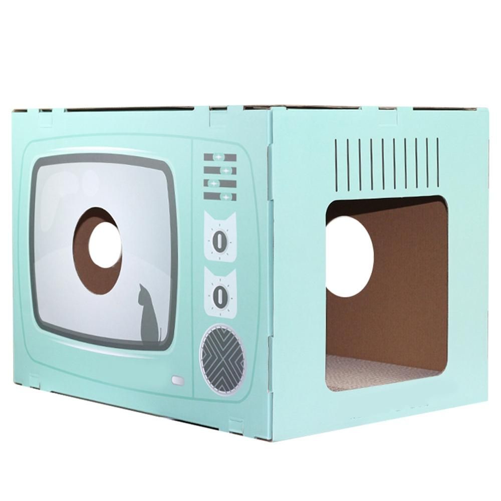 Cat Nest Teaser Toy Paper Box Cat Teaser Toy Wearable