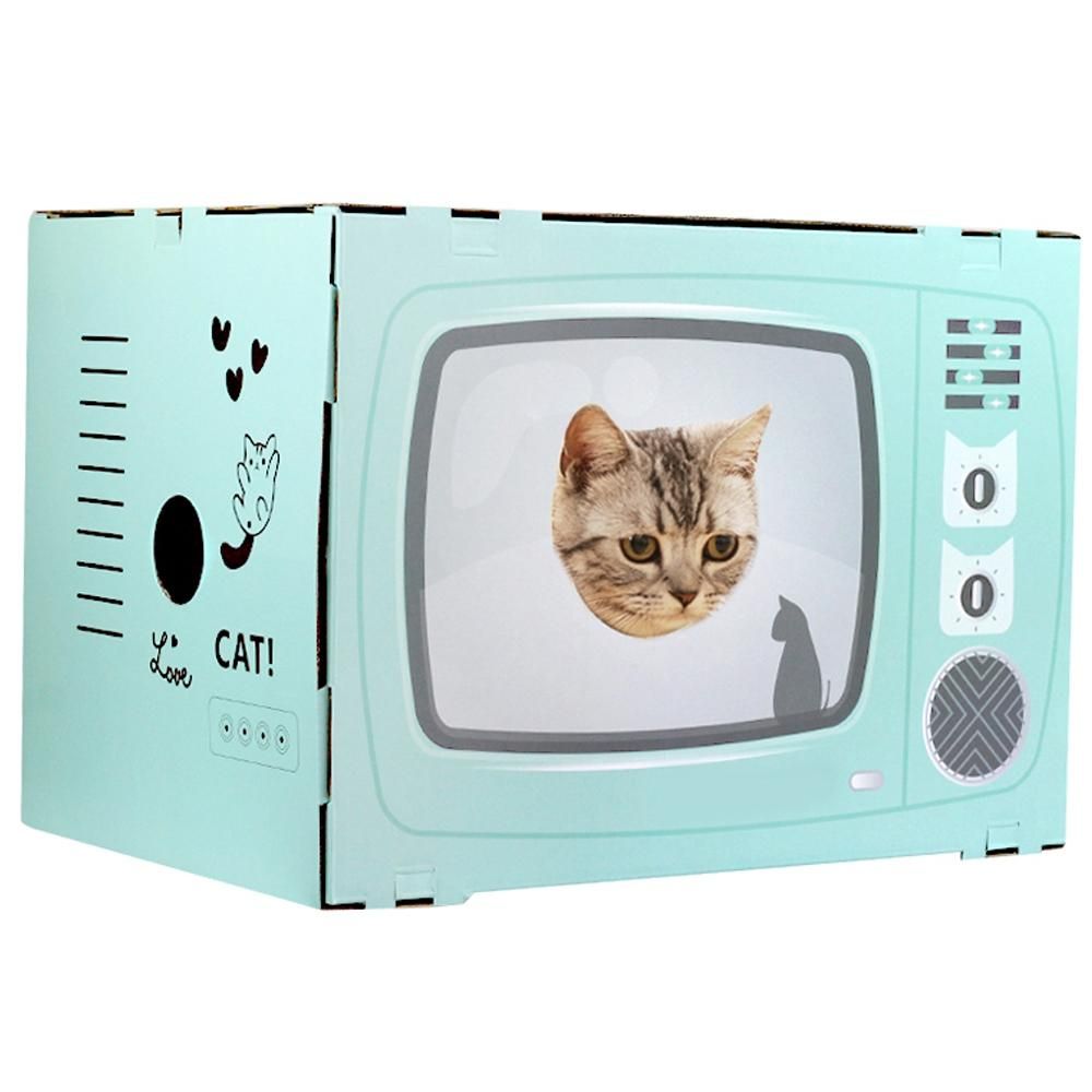 Cat Nest Teaser Toy Paper Box Cat Teaser Toy Wearable