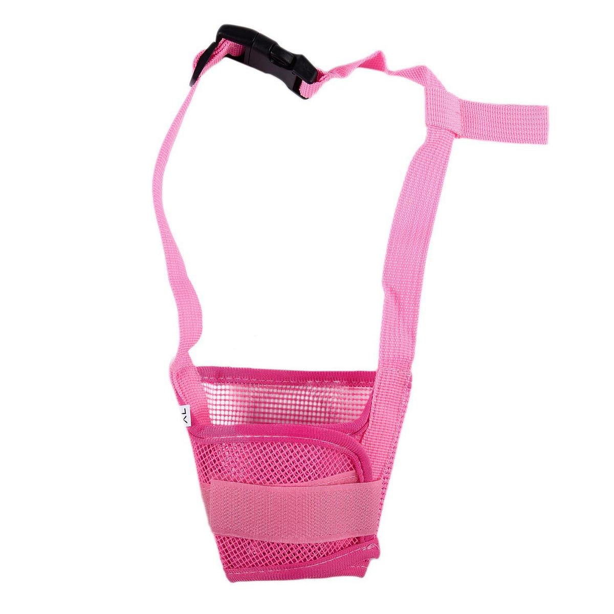 Dog Safety Muzzle Adjustable Biting Barking Chewing, Pink