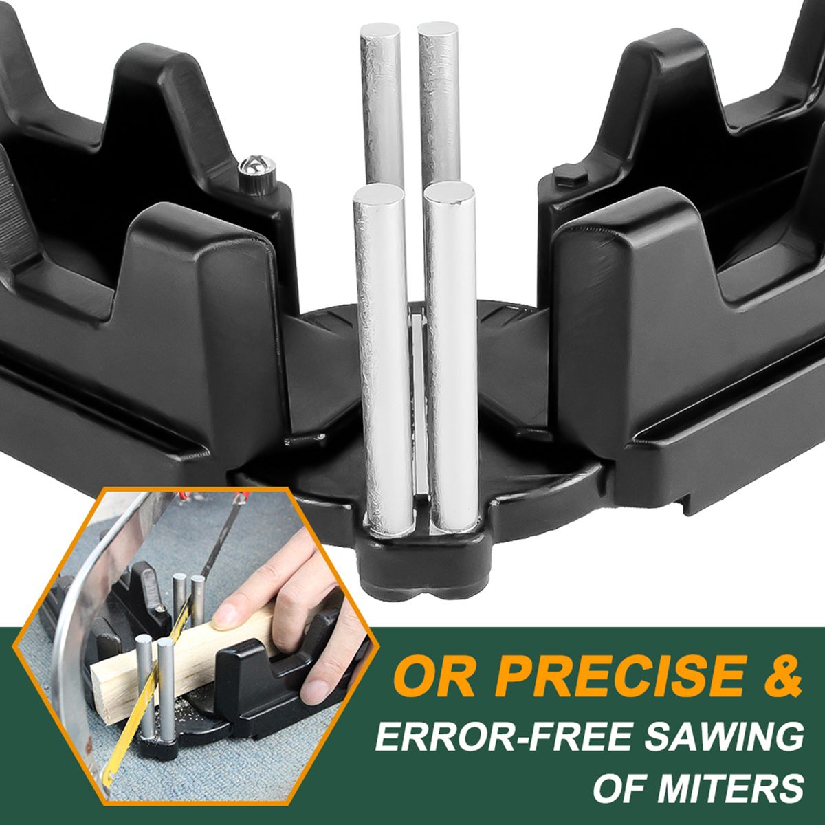 2-In-1 Mitre Measuring Cutting Tool, Measuring And Sawing