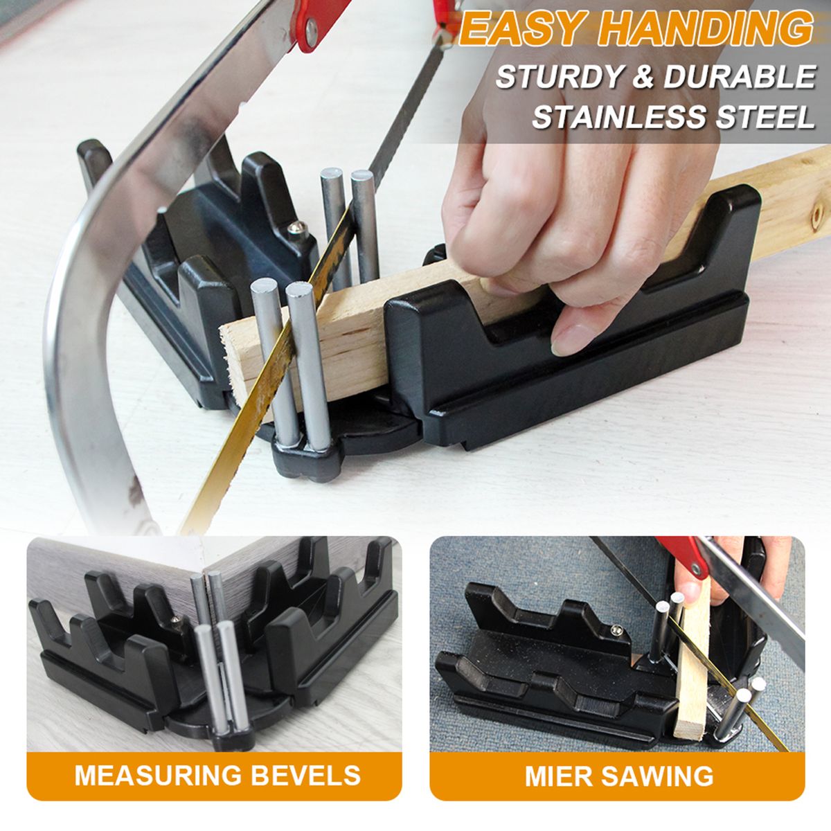 2-In-1 Mitre Measuring Cutting Tool, Measuring And Sawing