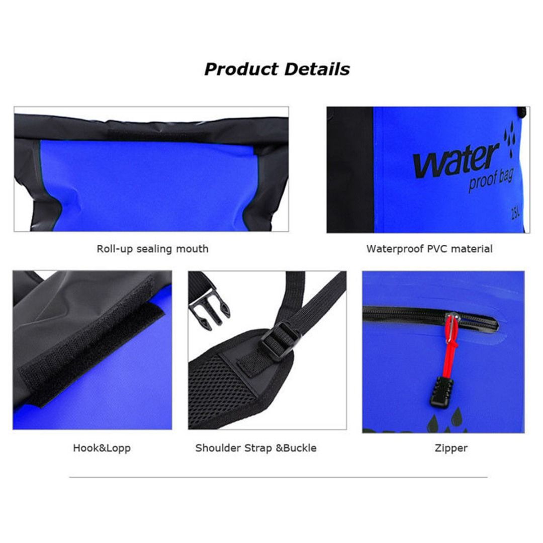 Foldable Waterproof Dry Backpack Outdoor Sport Camping Bag