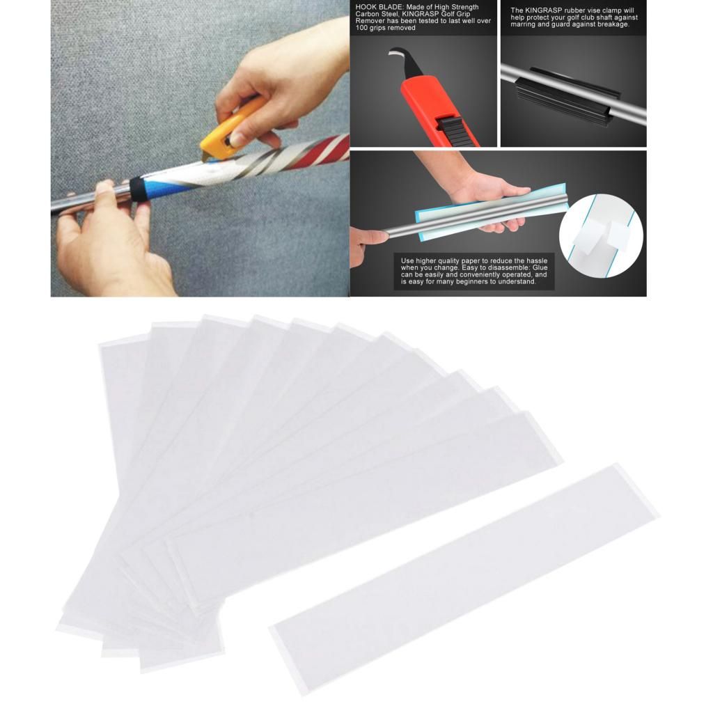 12 Pieces Professional Golf Grip Tape 22x5cm Regripping
