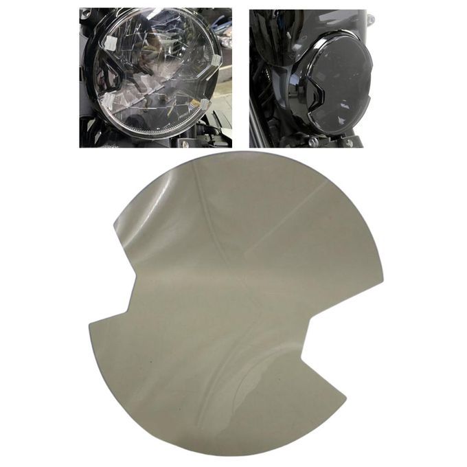 Lens Cover Acrylic Front Headlight Guard Fit For Trident660 2021 Grey