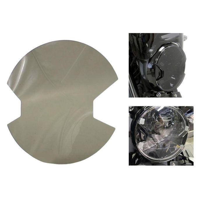 Lens Cover Acrylic Front Headlight Guard Fit For Trident660 2021 Grey