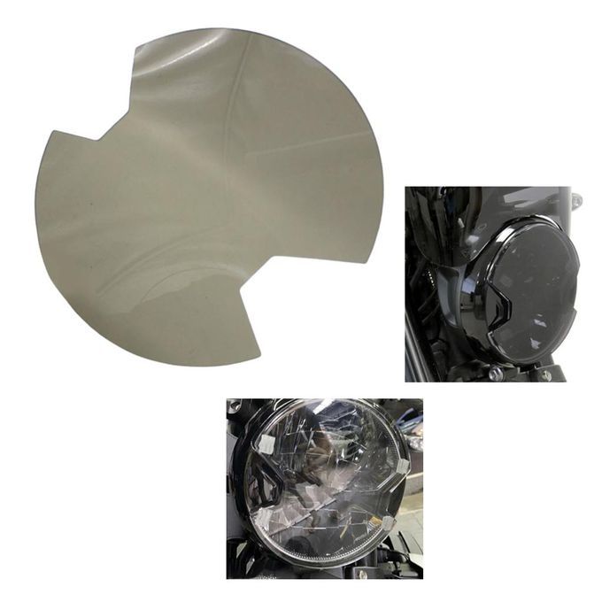 Lens Cover Acrylic Front Headlight Guard Fit For Trident660 2021 Grey