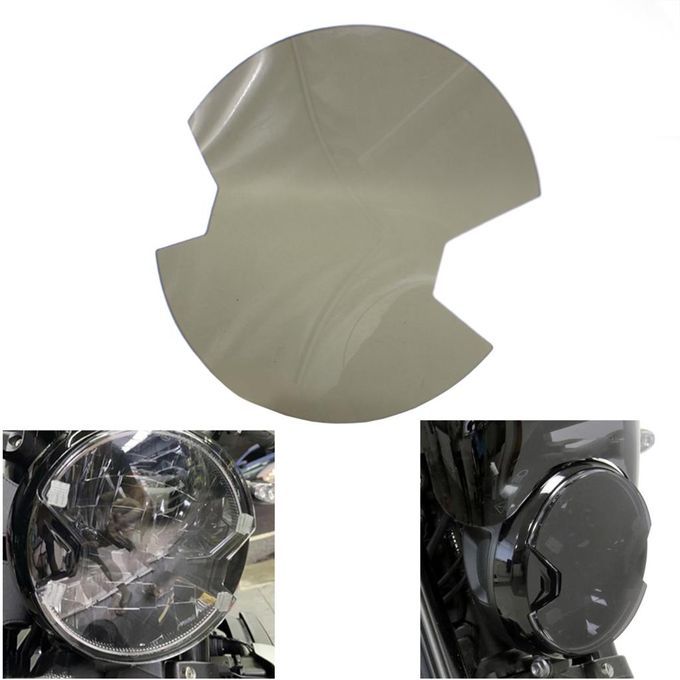 Lens Cover Acrylic Front Headlight Guard Fit For Trident660 2021 Grey