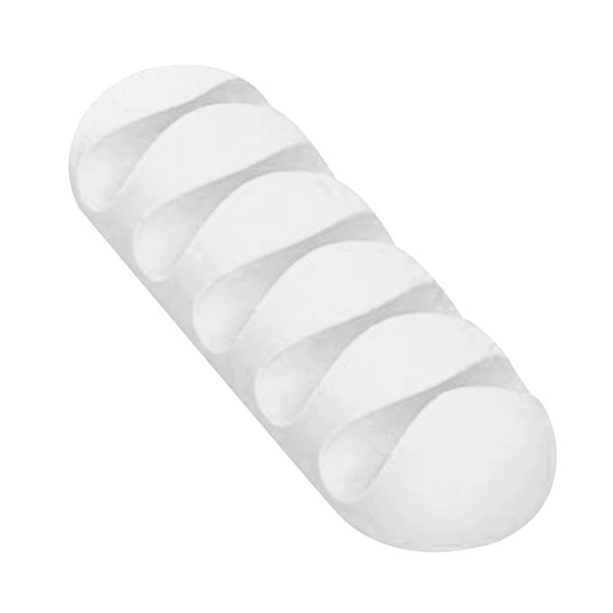 Cable Clips Multipurpose Cord Holder Earphone Wire Organizer White 5