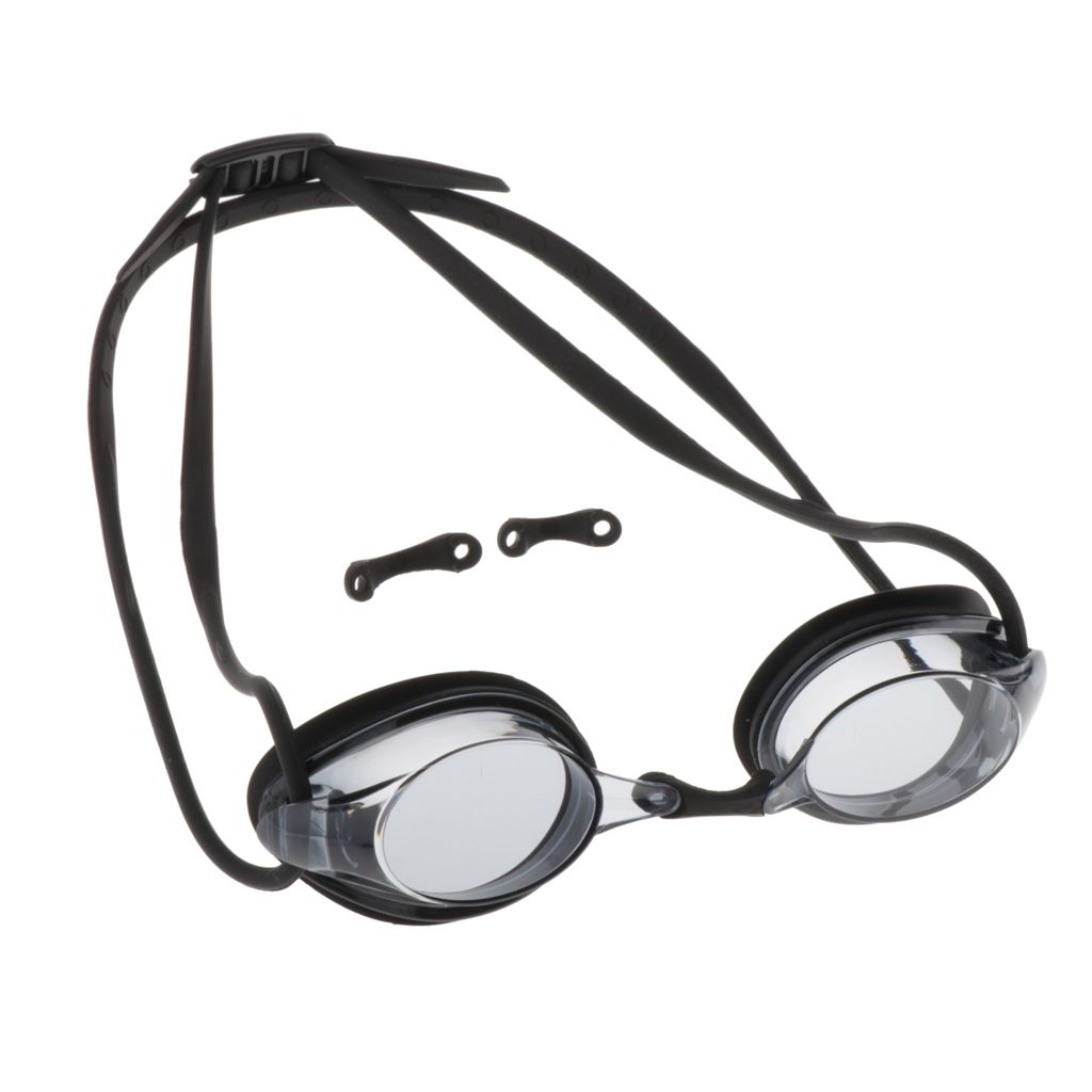 Anti Fog Racing Swimming  UV Protection Swim Glasses Black