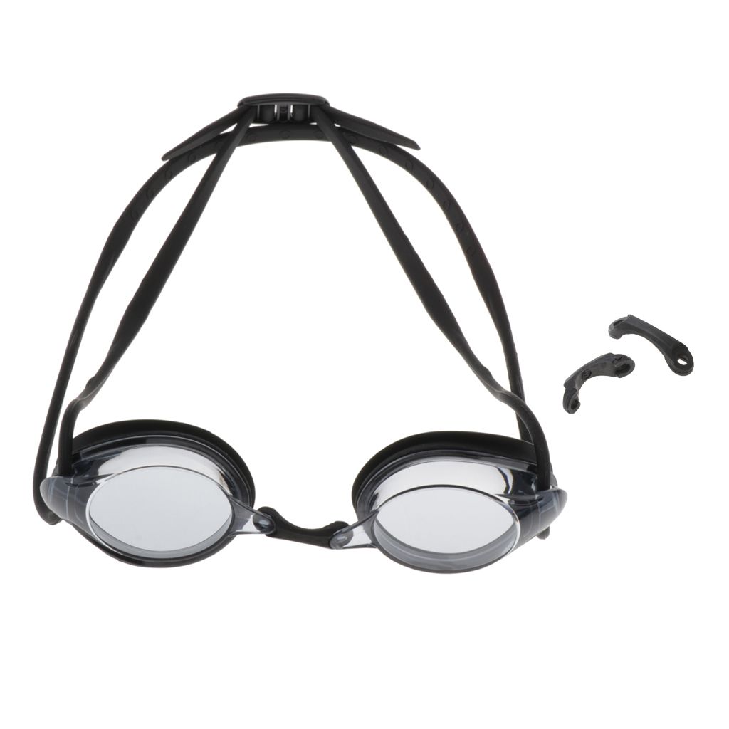 Anti Fog Racing Swimming  UV Protection Swim Glasses Black