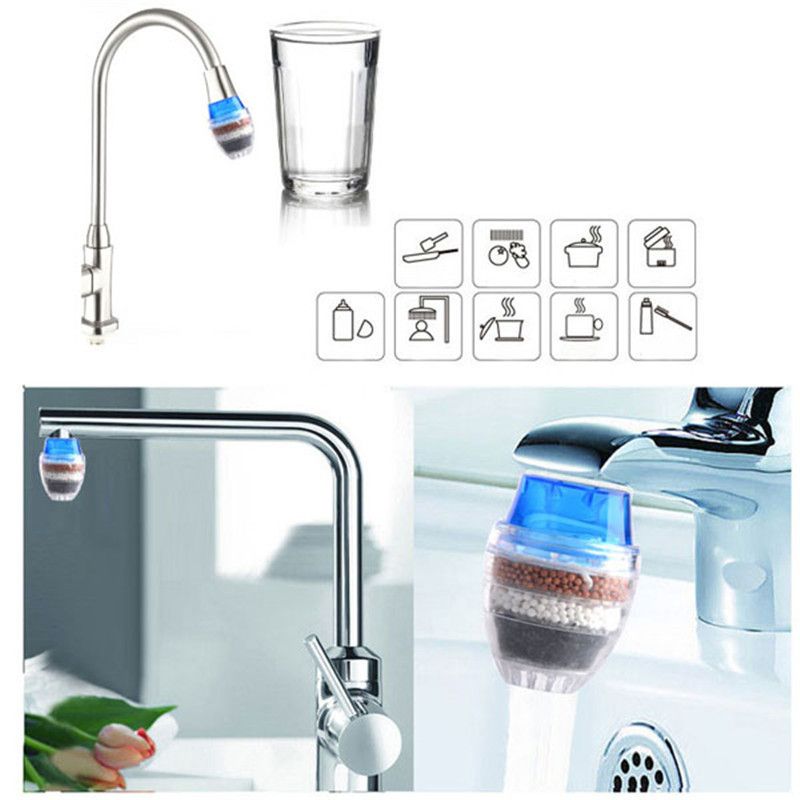 Kitchen Tap Home Coconut Mini 10pc Faucet Carbon Household