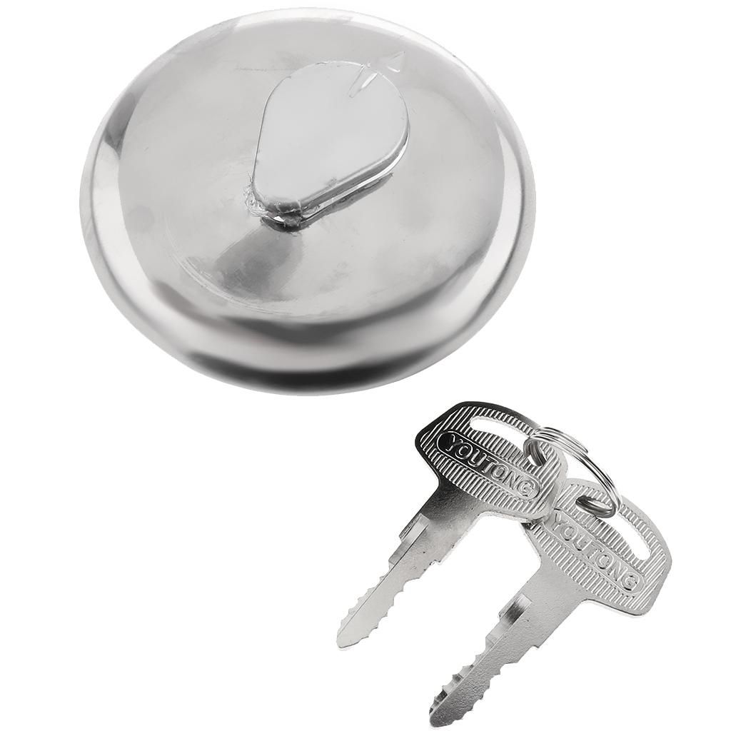 Gas Oil Fuel Tank Cap Lock Cover Protector For Suzuki GN125 Scooter,