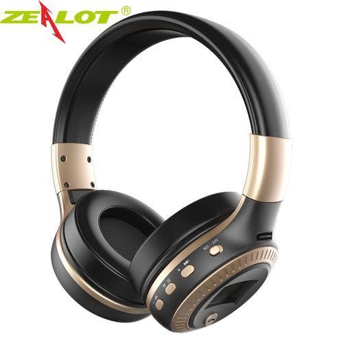 B19 Wireless Bluetooth Headset Stereo Headphones - Black