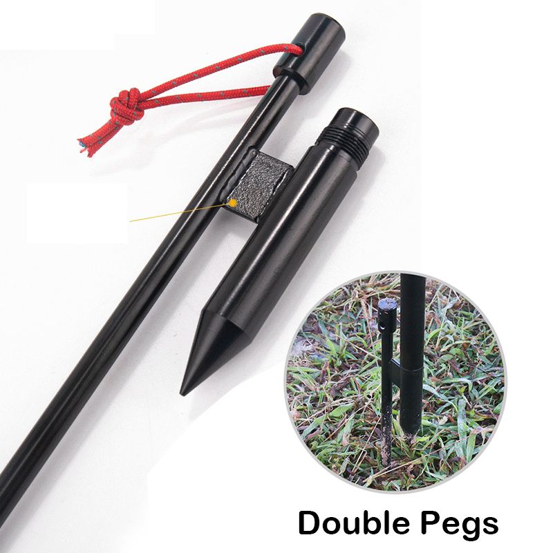 Folding Aluminum Alloy Lamp Pole Adjustable Lantern Holder