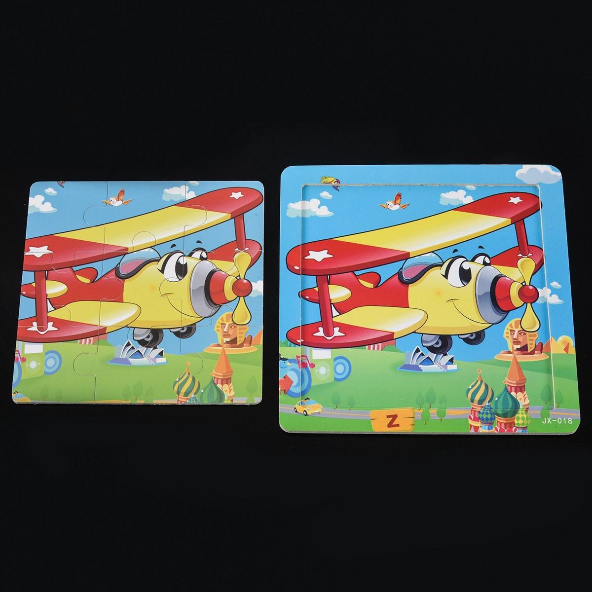 Wooden Kids Education And Learning Puzzles Toys Xmas Gift