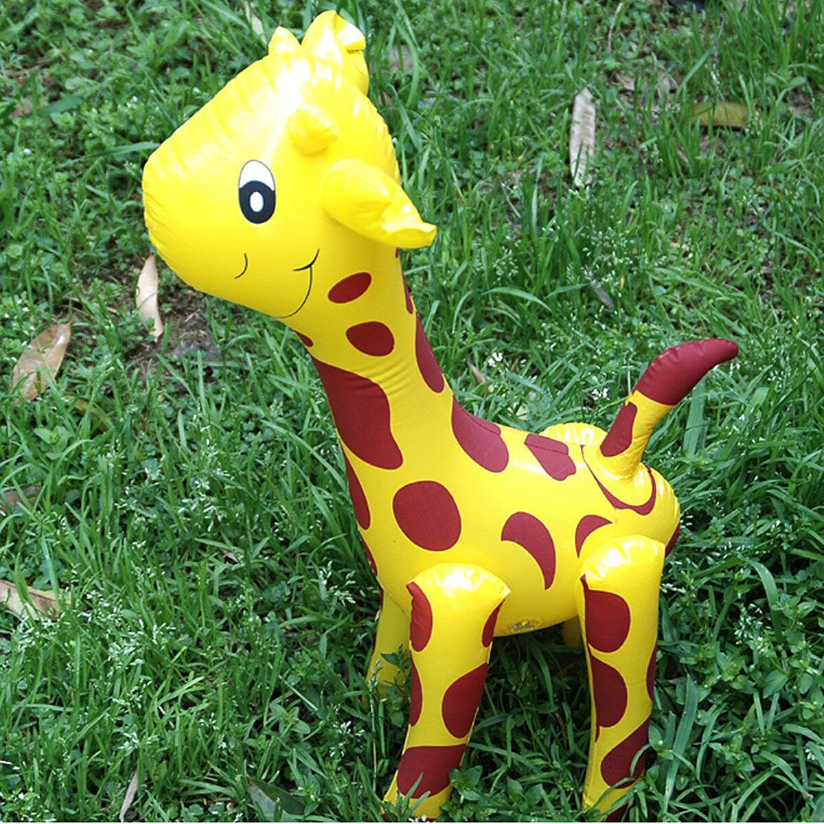 22.8'' Inflatable Giraffe Zoo Animal Blow Up Kids Toy For Pool Party Decor
