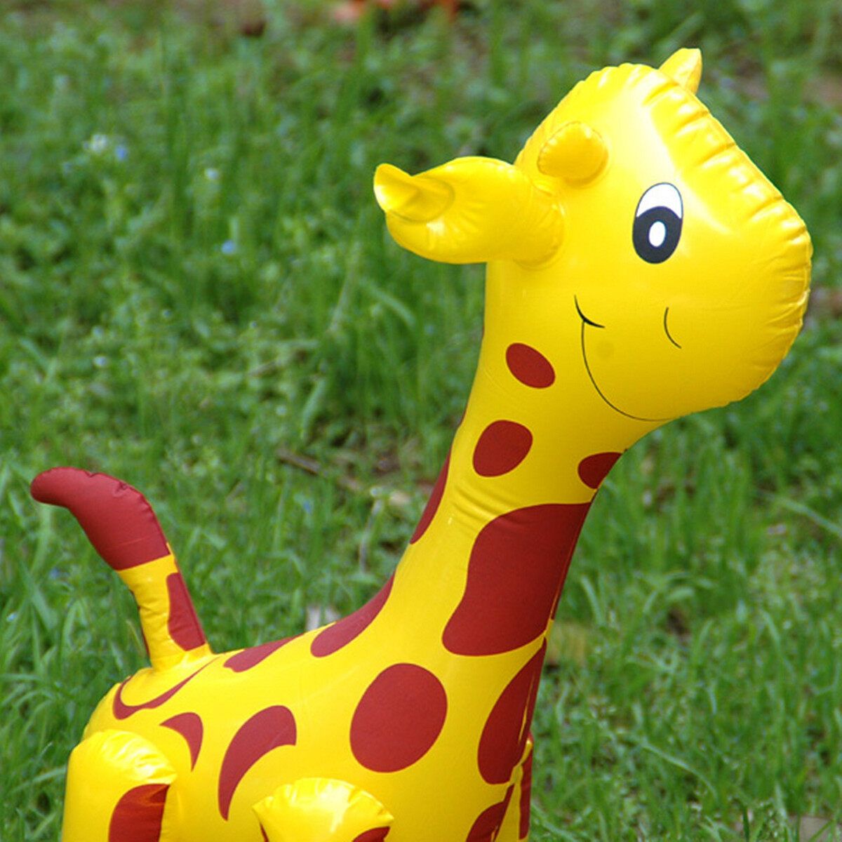 22.8'' Inflatable Giraffe Zoo Animal Blow Up Kids Toy For Pool Party Decor