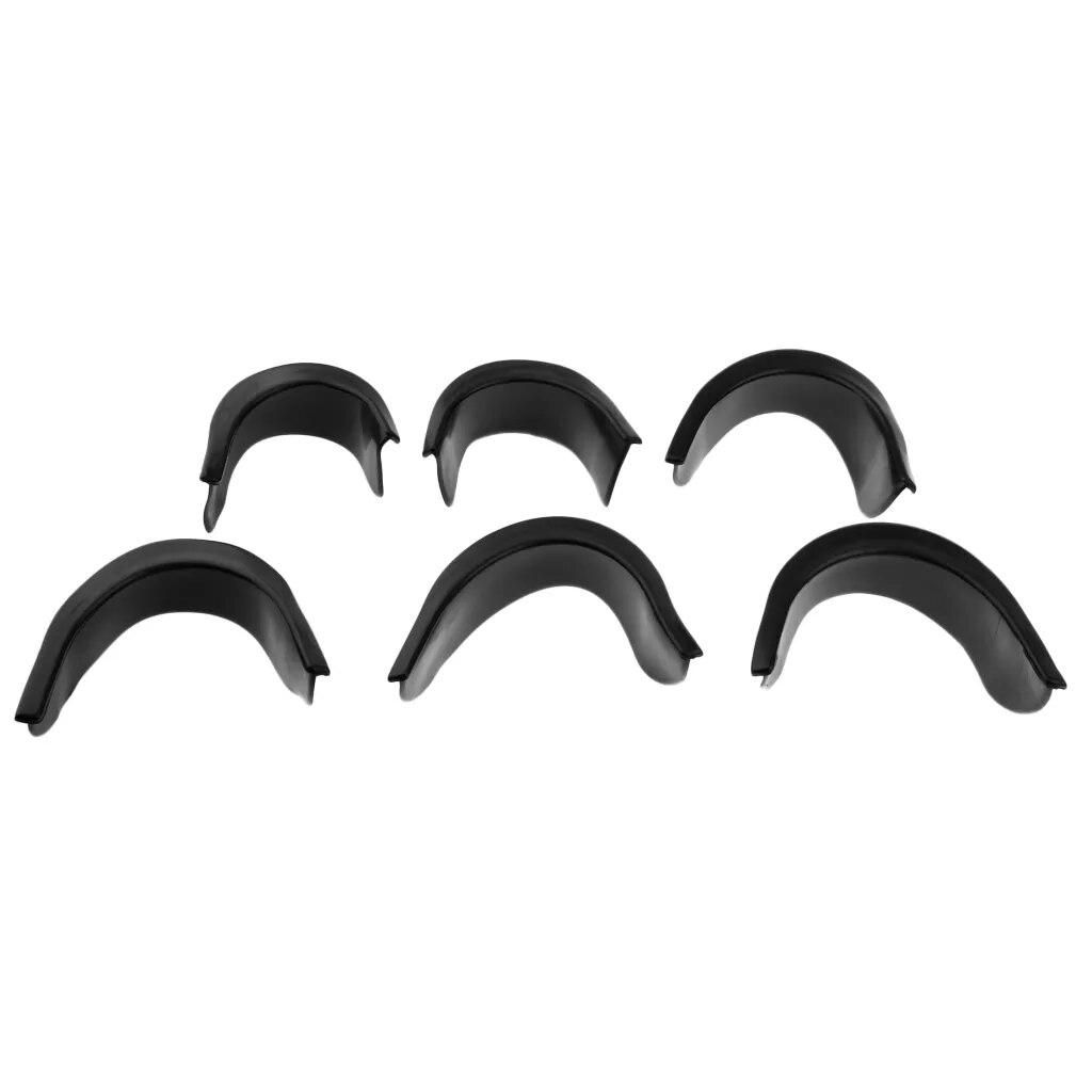 6 Pieces Rubber Pool Table Pocket Liners Replacement 4 Corner 2 Sides Billiard Pool Table Accessories