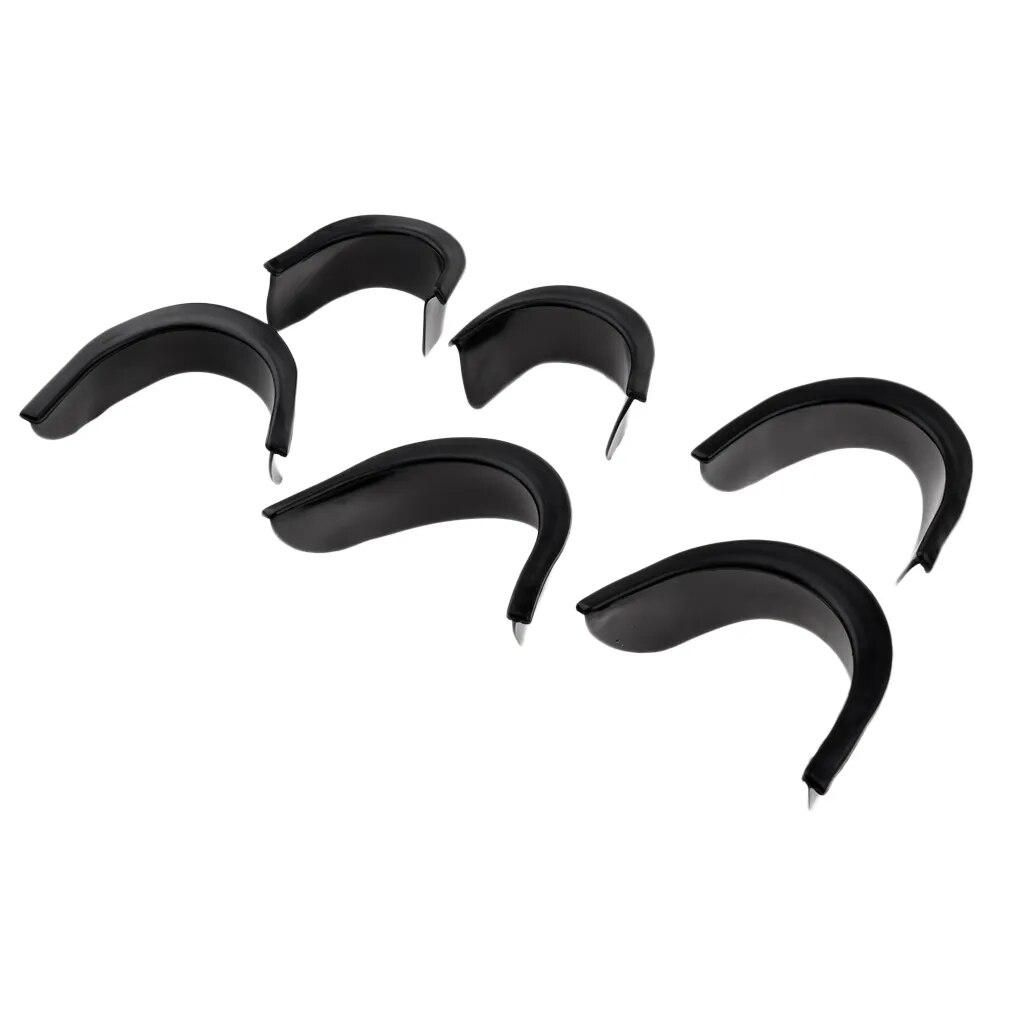 6 Pieces Rubber Pool Table Pocket Liners Replacement 4 Corner 2 Sides Billiard Pool Table Accessories