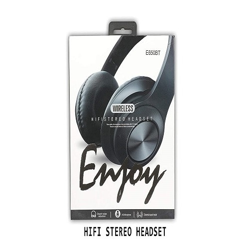 Enjoy Headphones Bluetooth Headphones-Grey -E650