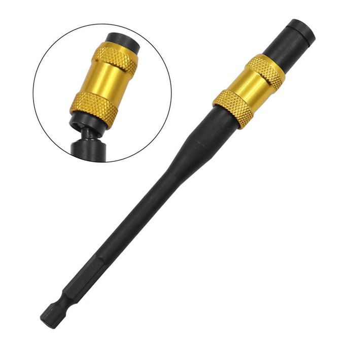Magnetic Pivot Drill Bit Holder Quick Change Black And Yellow
