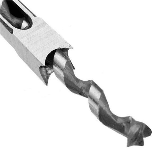 5x Mortise  Square Hole Drill Bit DIY Wood Working Tool Slotted 816mm