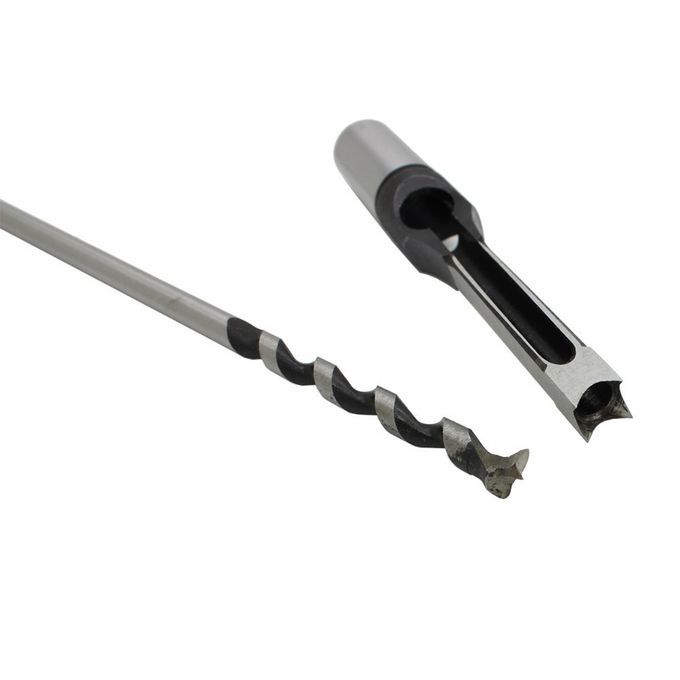 5x Mortise  Square Hole Drill Bit DIY Wood Working Tool Slotted 816mm