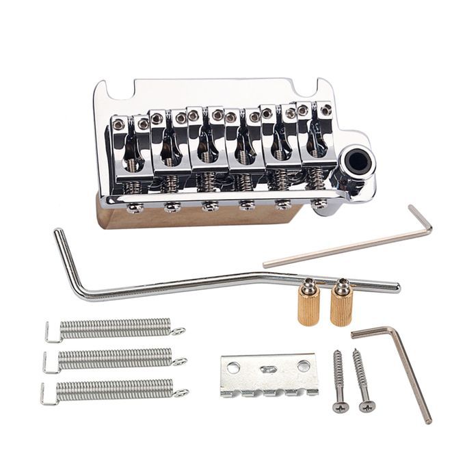 Electric Tremolo Bridge Guitar Accessory Replacement Parts Silver