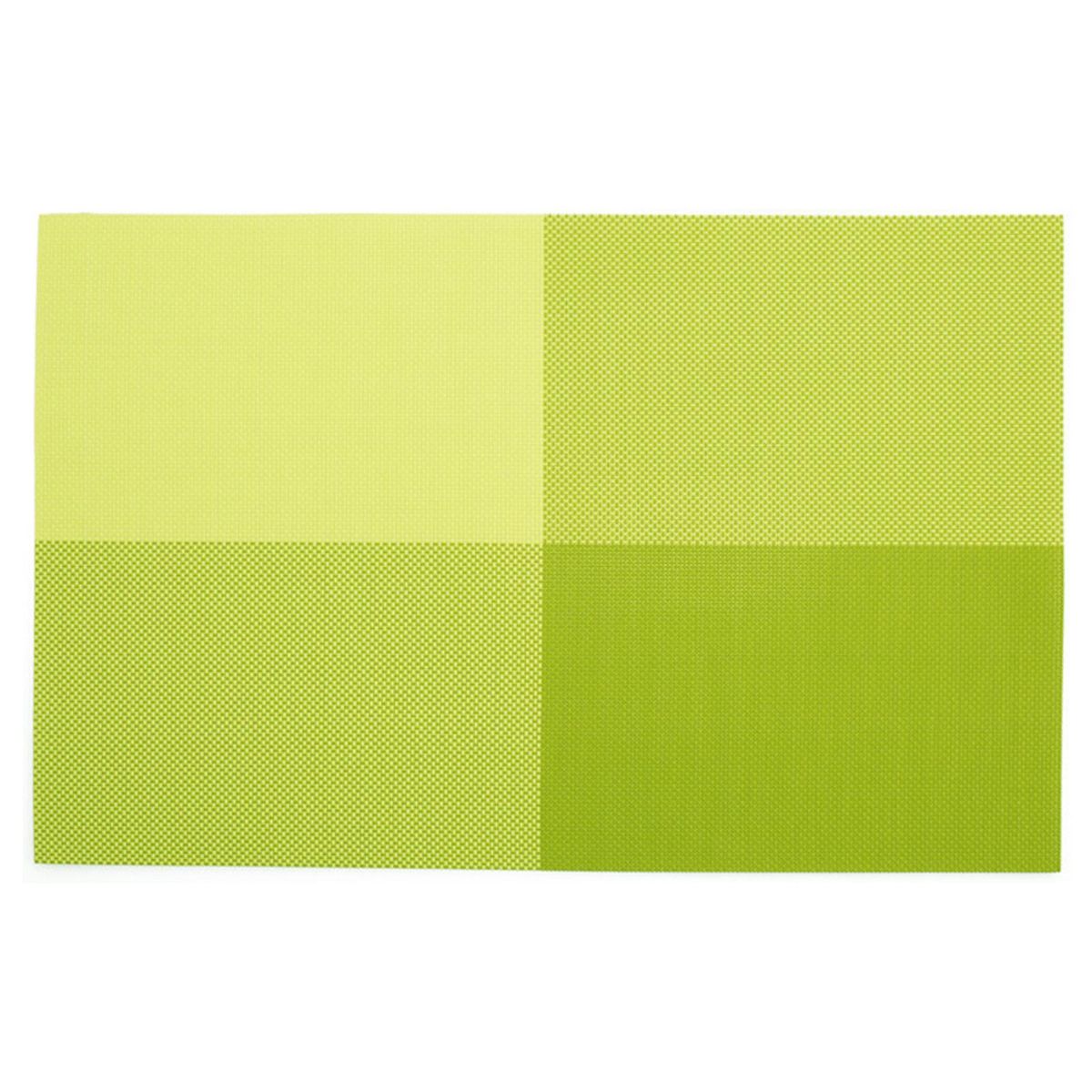Table Placemat Premium Table Mat Set Durable Waterproof for Glassware Green