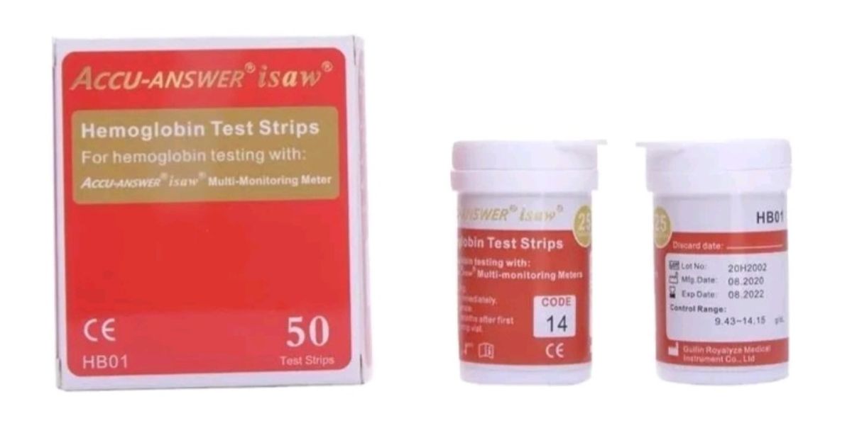 I-SAW Haemoglobin Test Strip (Count 50)