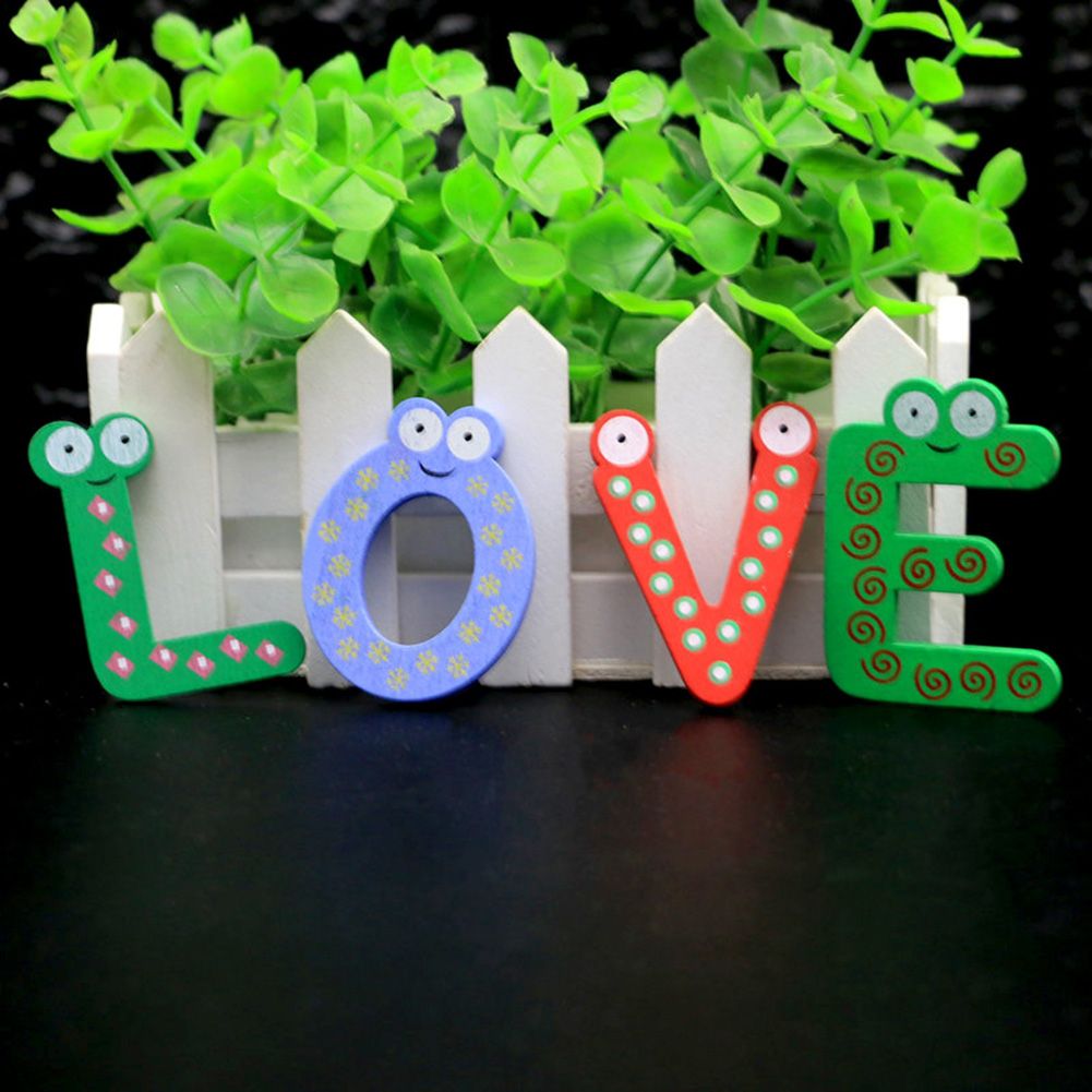 Mini Magnetic 26 English Letters Fridge Refrigerator-
