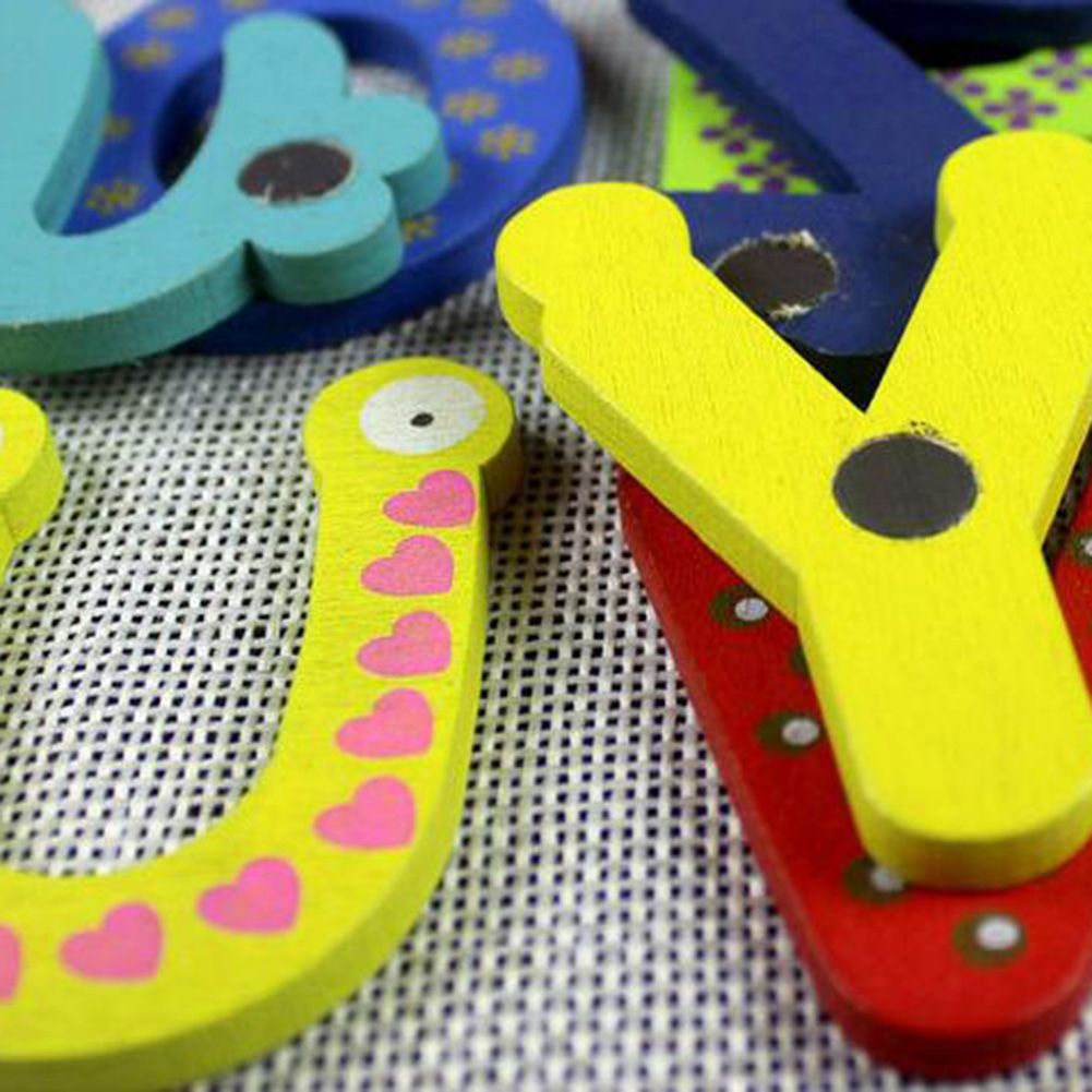 Mini Magnetic 26 English Letters Fridge Refrigerator-