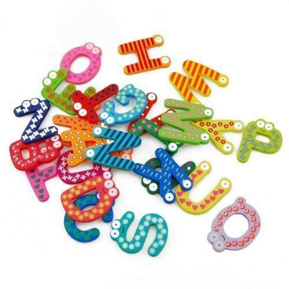 Mini Magnetic 26 English Letters Fridge Refrigerator-