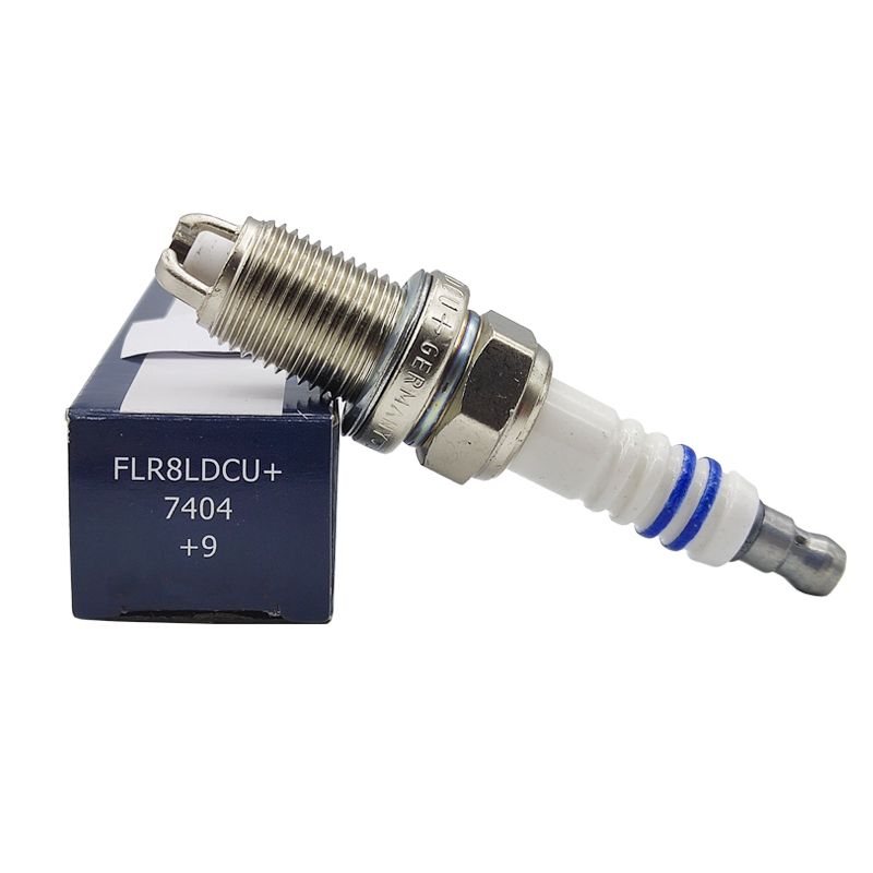 4PCS FLR8LDCU+ 7404 Normal Spark Plug For VW Audi BWM E34 E36 E39 Passat Chevrolet Golf Suzuki 0242229654 +9 7700107916 9195109