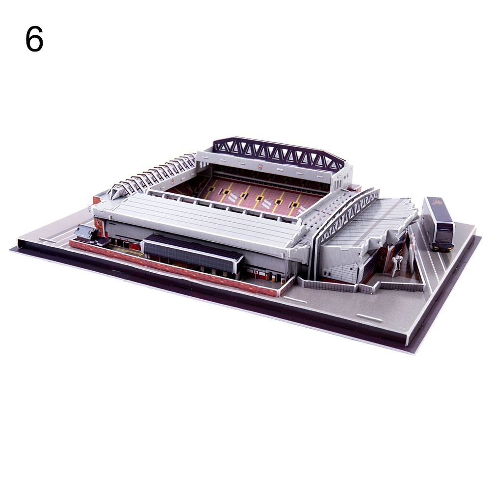 Kids Children Funny Football Soccer Stadium Model 3D Jigsaw-