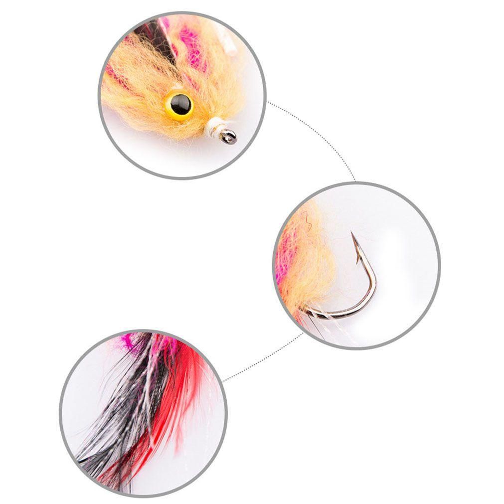 1pcs/bag New Trout Steelhead Salmon Pike Streamer Fly for