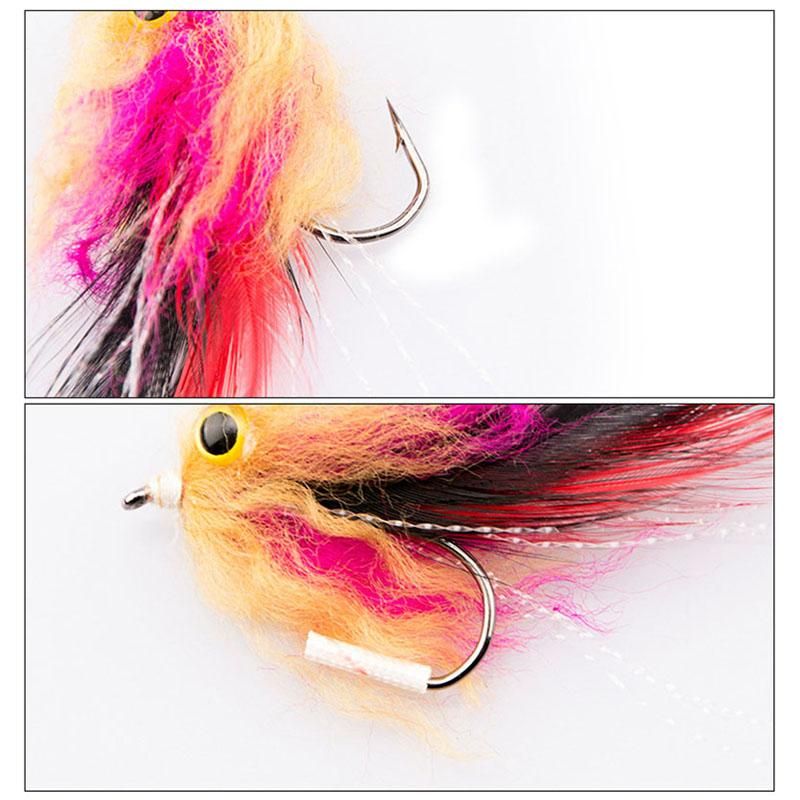 1pcs/bag New Trout Steelhead Salmon Pike Streamer Fly for