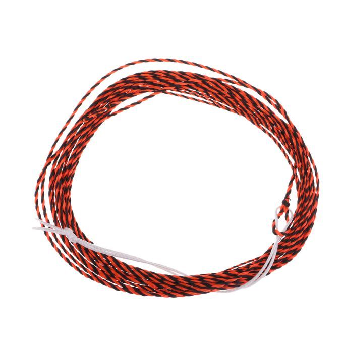 11FT   Fly  Line Tapered Braided Leader Orange With Black