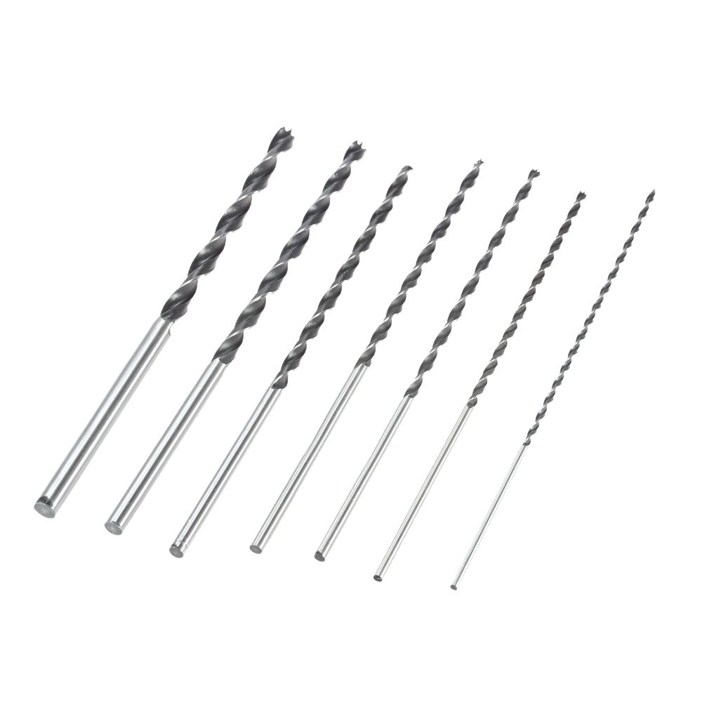 7pcs/set 300mm Extra-Long Brad Point High-carbon Steel Wood