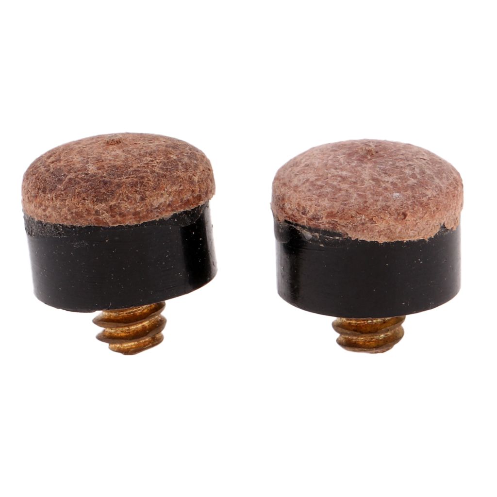 10pcs Billiard Cue Tip Replacement Screw-on Hard Tips