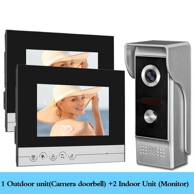 Monitors Video Door Phone Intercom Doorbell IR Video Camera